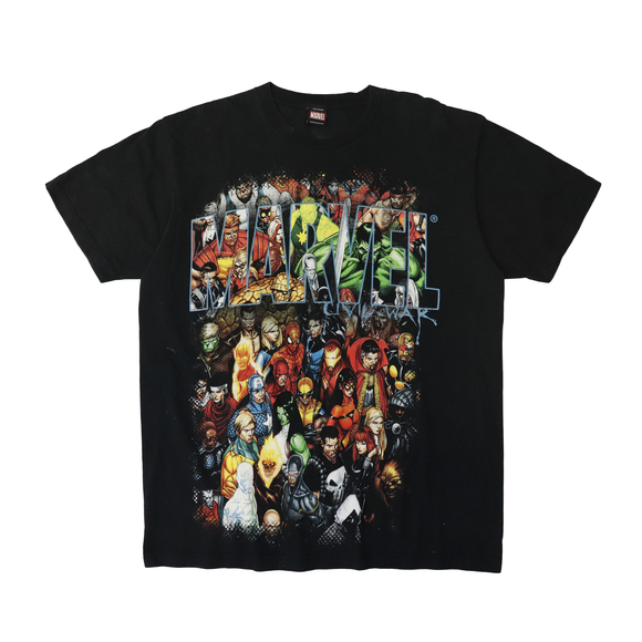 Marvel Other - Vintage Marvel Mad Engine Comic Heroes Graphic T-Shirt Size N/A